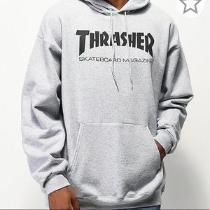 grey thrasher hoodie